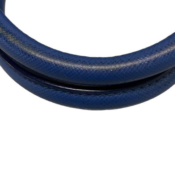 PRADA Triangle Logo Tote Bag BN2608 Saffiano Lux (Leather) - Picture 14 of 16